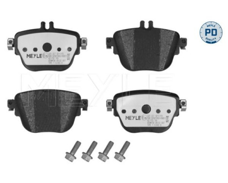 Bromsbeläggssats, skivbroms MEYLE-PD: Advanced performance and design. 025 227 9217/PD, bild 3
