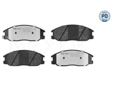 Bromsbeläggssats, skivbroms MEYLE-PD: Advanced performance and design. 025 235 6916/PD, bild 3