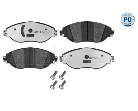 Bromsbeläggssats, skivbroms MEYLE-PD: Advanced performance and design. 025 247 3821/PD, bild 2
