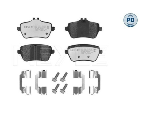 Bromsbeläggssats, skivbroms MEYLE-PD: Advanced performance and design. 025 250 7119/PD, bild 3
