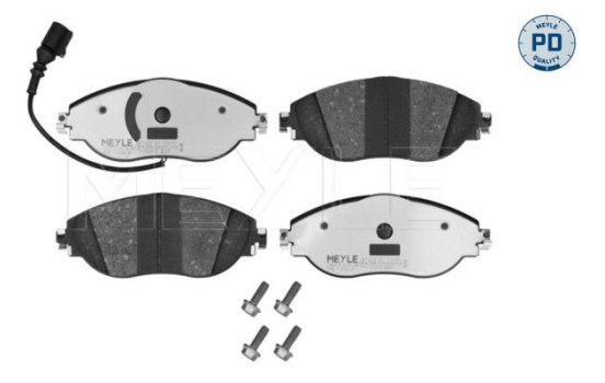 Bromsbeläggssats, skivbroms MEYLE-PD: Advanced performance and design. 025 251 1720/PD, bild 3
