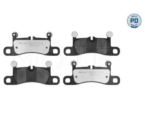 Bromsbeläggssats, skivbroms MEYLE-PD: Advanced performance and design. 025 251 4316/PD, bild 2