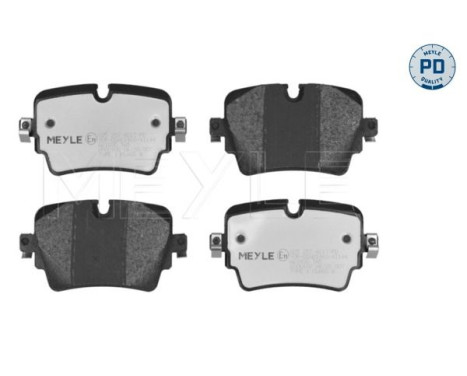 Bromsbeläggssats, skivbroms MEYLE-PD: Advanced performance and design. 025 257 4217/PD, bild 2