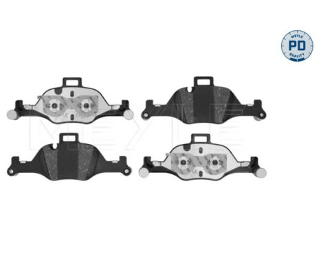 Bromsbeläggssats, skivbroms MEYLE-PD: Advanced performance and design. 025 259 0018/PD, bild 3