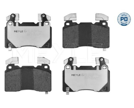 Bromsbeläggssats, skivbroms MEYLE-PD: Advanced performance and design. 025 259 1516/PD, bild 2