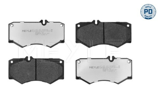 Bromsbeläggssats, skivbroms MEYLE-PD Quality 025 207 8418/PD, bild 2