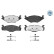 Bromsbeläggssats, skivbroms MEYLE-PD Quality 025 208 8717/PD, miniatyr 3