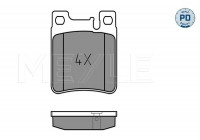 Bromsbeläggssats, skivbroms MEYLE-PD Quality 025 213 0515/PD