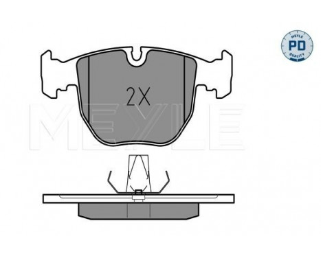 Bromsbeläggssats, skivbroms MEYLE-PD Quality 025 214 8619/PD