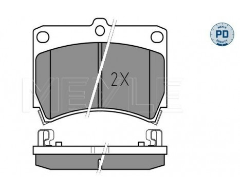 Bromsbeläggssats, skivbroms MEYLE-PD Quality 025 216 5415/PD