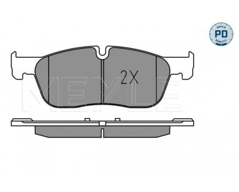 Bromsbeläggssats, skivbroms MEYLE-PD Quality 025 221 4519/PD, bild 2