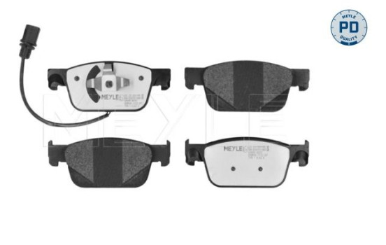 Bromsbeläggssats, skivbroms MEYLE-PD Quality 025 223 8317/PD, bild 3