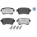 Bromsbeläggssats, skivbroms MEYLE-PD Quality 025 225 8818/PD, miniatyr 3