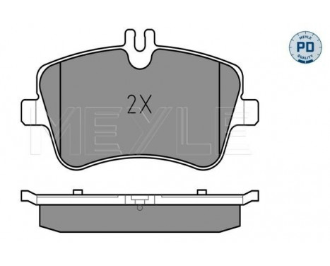 Bromsbeläggssats, skivbroms MEYLE-PD Quality 025 231 4419/PD