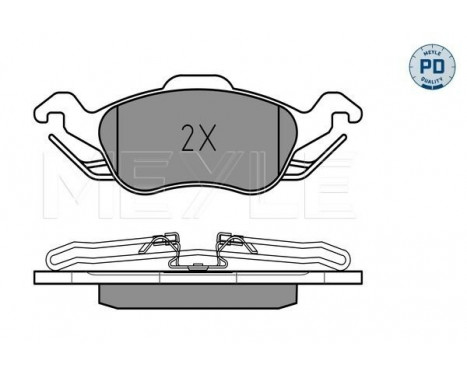 Bromsbeläggssats, skivbroms MEYLE-PD Quality 025 231 5419/PD, bild 2
