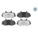 Bromsbeläggssats, skivbroms MEYLE-PD Quality 025 233 0218/PD, miniatyr 2