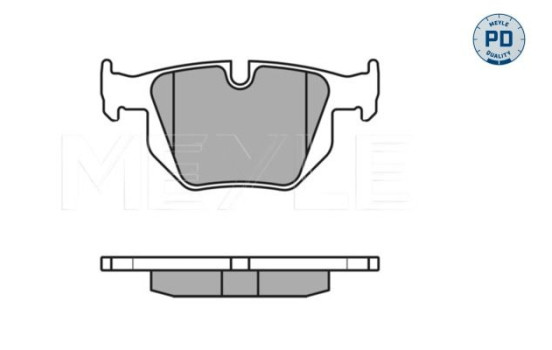 Bromsbeläggssats, skivbroms MEYLE-PD Quality 025 235 5017/PD