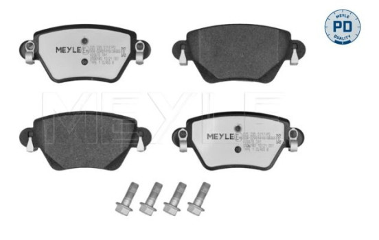 Bromsbeläggssats, skivbroms MEYLE-PD Quality 025 235 5717/PD, bild 2