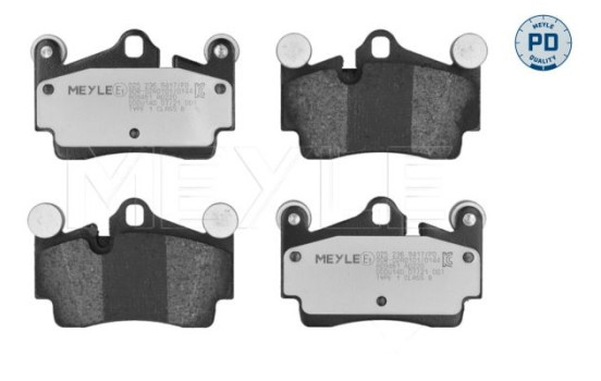 Bromsbeläggssats, skivbroms MEYLE-PD Quality 025 236 9417/PD, bild 2
