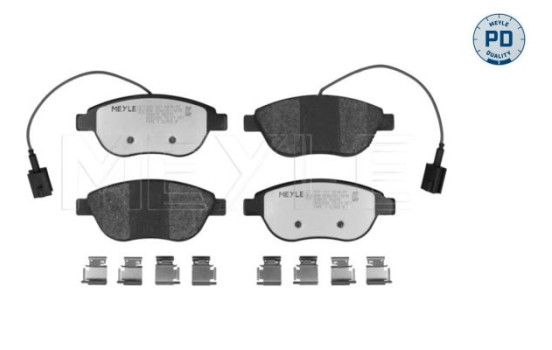 Bromsbeläggssats, skivbroms MEYLE-PD Quality 025 237 0918/PD, bild 3