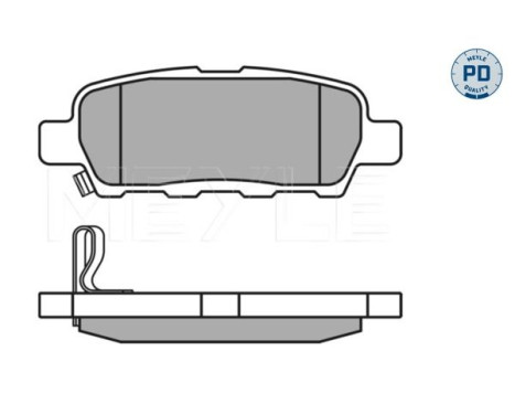 Bromsbeläggssats, skivbroms MEYLE-PD Quality 025 238 7114/PD, bild 3