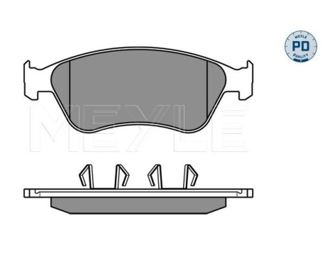 Bromsbeläggssats, skivbroms MEYLE-PD Quality 025 238 9620/PD, bild 2