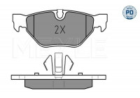 Bromsbeläggssats, skivbroms MEYLE-PD Quality 025 239 2617/PD