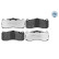 Bromsbeläggssats, skivbroms MEYLE-PD Quality 025 243 1617/PD, miniatyr 2