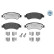 Bromsbeläggssats, skivbroms MEYLE-PD Quality 025 244 6519/PD, miniatyr 2