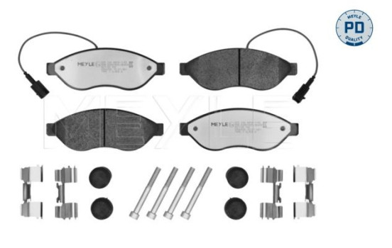 Bromsbeläggssats, skivbroms MEYLE-PD Quality 025 244 6819-1/PD, bild 3