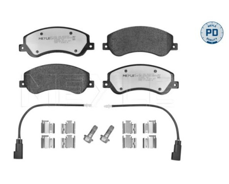 Bromsbeläggssats, skivbroms MEYLE-PD Quality 025 244 8419/PD, bild 2