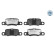 Bromsbeläggssats, skivbroms MEYLE-PD Quality 025 245 5416/PD, miniatyr 2