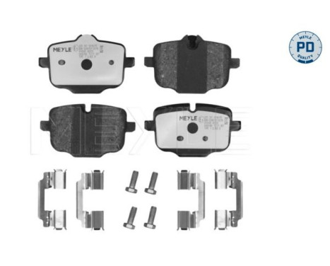Bromsbeläggssats, skivbroms MEYLE-PD Quality 025 247 0318/PD, bild 3