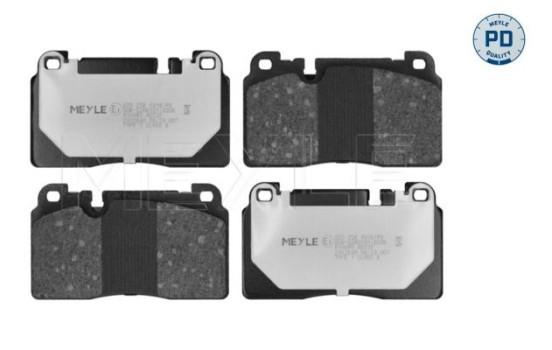 Bromsbeläggssats, skivbroms MEYLE-PD Quality 025 256 4316/PD, bild 2
