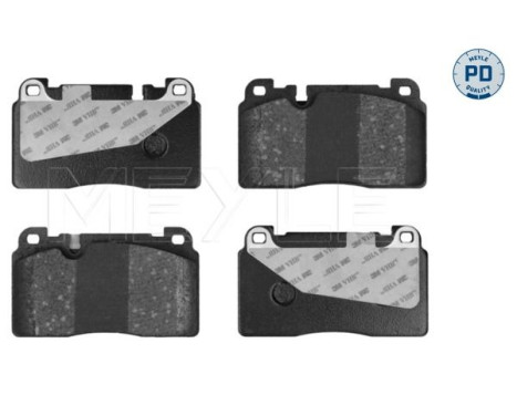 Bromsbeläggssats, skivbroms MEYLE-PD Quality 025 256 4317/PD, bild 2