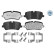 Bromsbeläggssats, skivbroms MEYLE-PD Quality 025 257 2016/PD, miniatyr 2