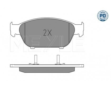 Bromsbeläggssats, skivbroms MEYLE-PD Quality 025 261 5820/PD, bild 2