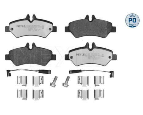 Bromsbeläggssats, skivbroms MEYLE-PD Quality 025 291 9019/PD, bild 2