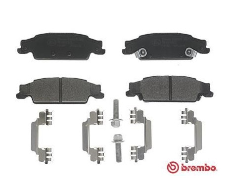 Bromsbeläggssats, skivbroms P 09 007 Brembo, bild 3