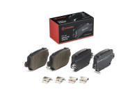 Bromsbeläggssats, skivbroms P 09 030 Brembo