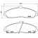 Bromsbeläggssats, skivbroms P 10 052 Brembo, miniatyr 2