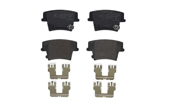 Bromsbeläggssats, skivbroms P 11 040 Brembo, bild 2