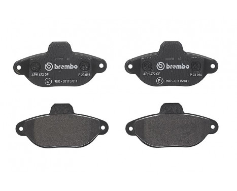 Bromsbeläggssats, skivbroms P 23 096 Brembo