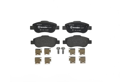 Bromsbeläggssats, skivbroms P 23 097 Brembo