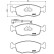 Bromsbeläggssats, skivbroms P 23 121 Brembo, miniatyr 3