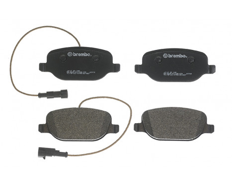 Bromsbeläggssats, skivbroms P 23 166 Brembo