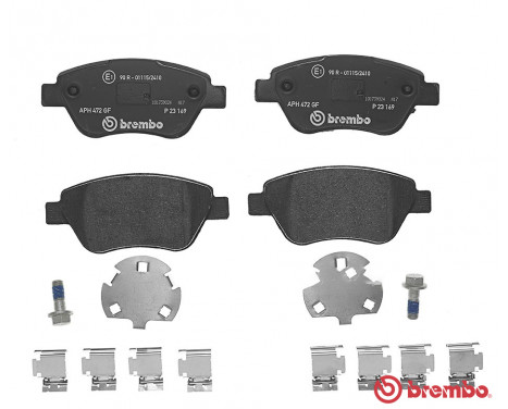 Bromsbeläggssats, skivbroms P 23 169 Brembo