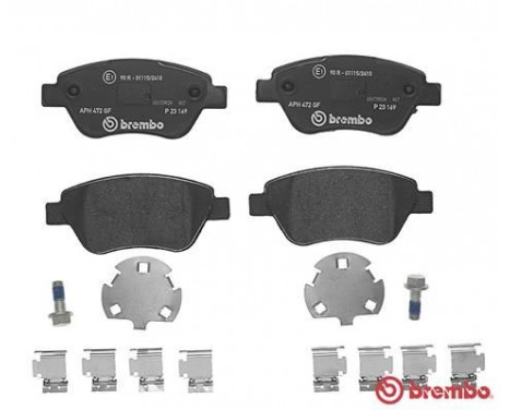 Bromsbeläggssats, skivbroms P 23 169 Brembo, bild 2