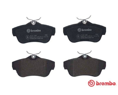 Bromsbeläggssats, skivbroms P 23 189 Brembo, bild 2