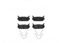 Bromsbeläggssats, skivbroms P 24 036 Brembo